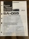 PIONEER SA-055 SA055 AMP Service Manual **ORIGINAL**