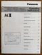 Panasonic MII VCR AU-W32H / AU-W33H / AU-W35H - Original Factory Owner's Manual