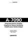 Onkyo A-7090 Amplifier Owners Manual