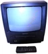 Emerson EWC1301 13'' TV/VCR Combo Retro Gaming AV with Remote VCR NOT WORKING