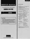 Service Manual Guide For SANSUI AU-G11 X