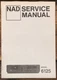 NAD Model 6125 Cassette  Service Manual *Original*