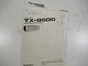 Pioneer TX-9500 Tuner Operating instructions Owners Manual & Schematic original