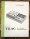 TEAC A-350 Cassette Owners / User Manual *Original*