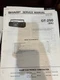 ORIG. SHARP QT-250 QT-250BK QT250 Repair & Service Manual *ORIGINAL*