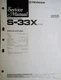 PIONEER  S-33X E XC Speakers Service Manual Original
