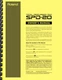 Roland SPD-20 Percussion Pad Owner's AND Service Manual 