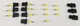 Lot of 14 LED Lamps, 7 Slider Knobs, and 3 Buttons for Pioneer GR-560 Equalizer