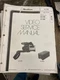 Quasar VK727WE color video camera power supply Repair Service Book Manual dealer