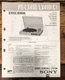 Sony PS-LX410 -LX410C Record Player / Turntable Service Manual *Original*