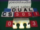 Dual Turntable CS-505-1 RCA & Line Cord Mounting Panel. Parting Out  CS-505-1