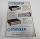 Pioneer - Print Advertisement - Amplifiers - Models SA900, SA500 & SA700 - 1969