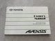 Toyota Avensis Owner's Manual Handbook 1997 2003 Model Years T220 English 3S-FE