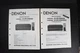 Denon AVR-2600 AVR-2600G Surround Receiver Service Manuals - Genuine Original