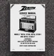 Service Manual + Electrical Schematics Fits Zenith Trans Oceanic Royal D7000