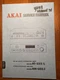 Akai AT-S55/L AM-U55/J Tuner Amplifier Original Service Repair Manual