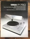 Yamaha PX-750 Record Player / Turntable Dealer Brochure Brochure *Original*