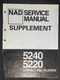 NAD 5220 5240 CD Player Supplement Service Manual Original
