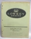 Lowrey Organs Schematic Manual / MSO-1 Brentwood Deluxe w/ A.O.C. Repeat