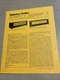 Original 1970 CROWN D-150 Stereo Power Amplifier Advertising Spec Review Pages!