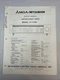 Vintage Mitsubishi Service Manual Model Number DA-F640E