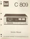 Dual - Model C 809 Service Manual - Original