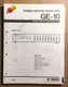 Yamaha GE-10 Graphic Equalizer  Service Manual *Original*