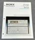 SONY ST-A3A FM STEREO/TUNER AND TA-F3A STEREO AMPLIFIER INFO. BROCHURE J0290