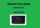 Stereo Amplifier DENON POA-6600 Repair KIT - all capacitors