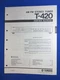 YAMAHA T-420 TUNER SERVICE MANUAL ORIGINAL FACTORY ISSUE