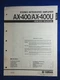 Yamaha AX-400 U Integrated Amp Service Manual Factory Original The Real Thing