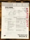 Sony WM-AF65 WM-BF65 Revised Service Manual *Original*