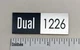 Dual 1226 Turntable Custom Aluminum Badge for Base Plinth