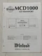 McIntosh MCD1000 Original Service Manual Free Shipping