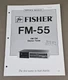 Fisher Stereo Tuner FM-55 Service Manual D-3562