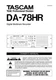 User Manual for Tascam DA-78 HR