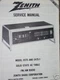 Zenith E475/1 AC Table FM/AM Radio Service Manual RA-52