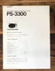 Sony PS-3300 Record Player / Turntable  Service Manual *Original*