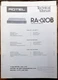Rotel RA-820B Amplifier  Service Manual *Original*