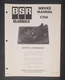 BSR McDonald, C136 Turntable, Service Manual.  
