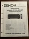 Denon Model PMA-880R Integrated Amplifier Amp Service Manual Original Genuine