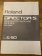 ROLAND Owners Manual SYS-503 S-50 Directors Sequence vintage original book