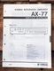 Yamaha AX-77 Amplifier  Service Manual *Original*