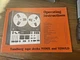 TANDBERG 9100X / 9200XD / OPERATING INSTRUCTIONS MANUAL / EXCELLENT CONDITION /