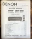 Denon DCM-320 DCM-420 CD Player  Service Manual *Original*
