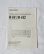 Mitsubishi M-AV1/ M-AV2 Stereo Receiver Instruction Book/ Manual  ORIGINAL