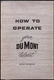 c1950 DuMont Teleset Model RA-164/165 Operating Instruction Manual