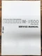 Luxman M-1500 Amplifier  Service Manual *Original*