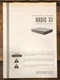 Kenwood Basic C1 Preamplifier Owners / User Manual *Original*