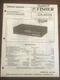 Fisher CA-855A Integrated Stereo Amplifier Original Service Repair Manual